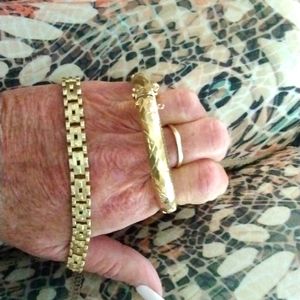 2 14k bracelets